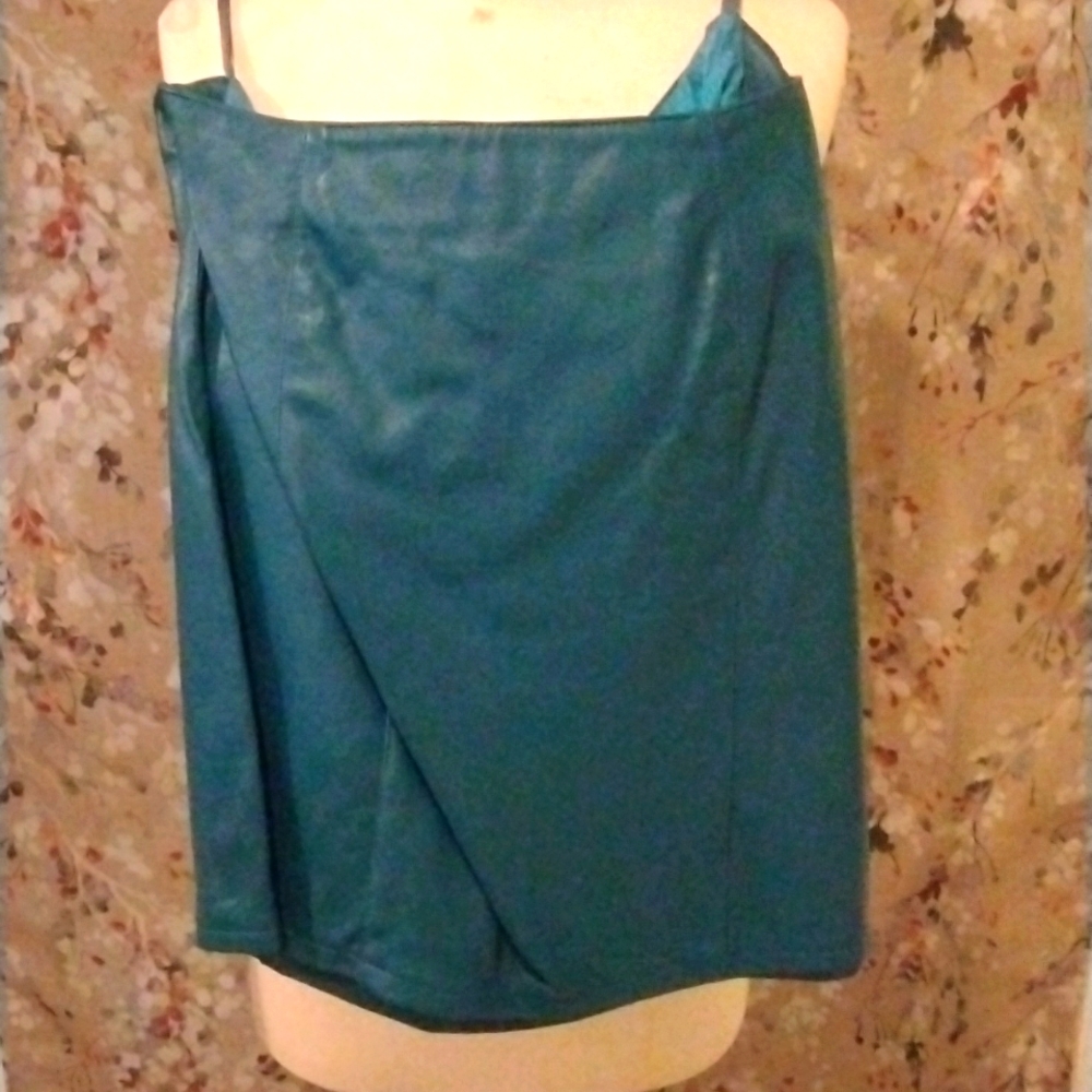 Julian k leather skirt